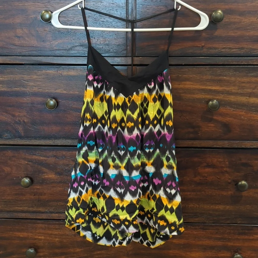 Flowy, Bohemian, T-back Strap Tank - Picture 5 of 5